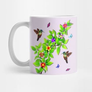 Hummingbirds and Butterflies Mug